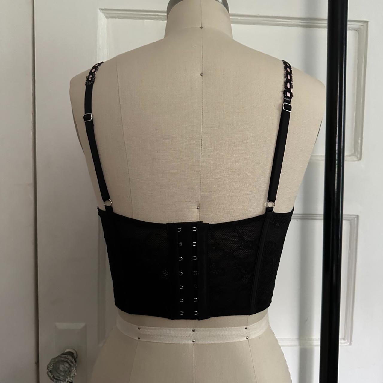 Victoria's Secret lace corset top fully boned and... Depop
