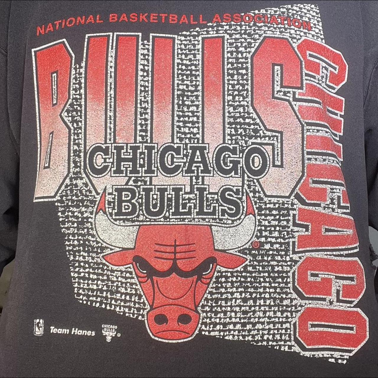 Vintage 90s Team Hanes Chicago Bulls NBA Basketball T Shirt 