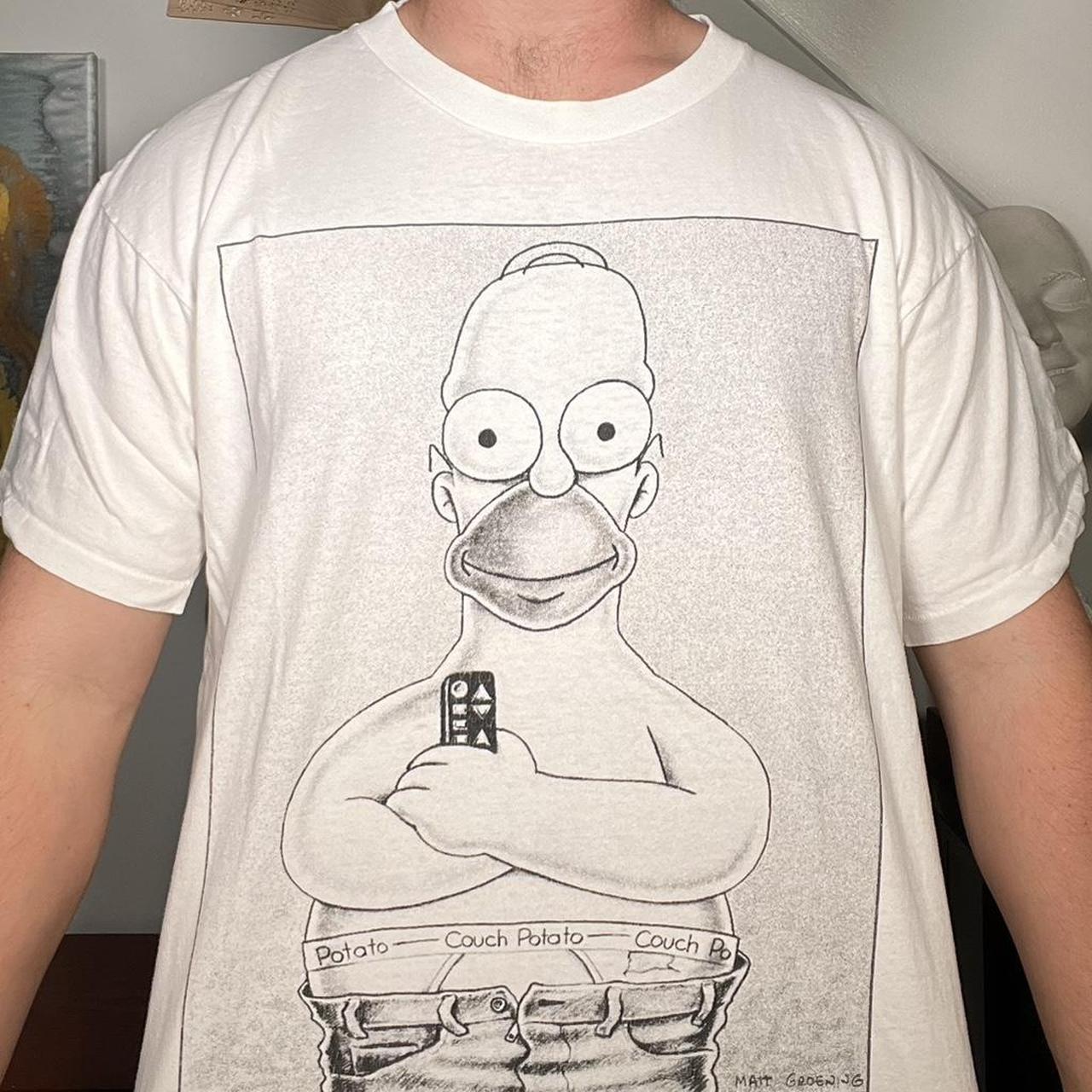 VINTAGE 90s HOMER SIMPSON CALVIN KLEIN SPOOF T...