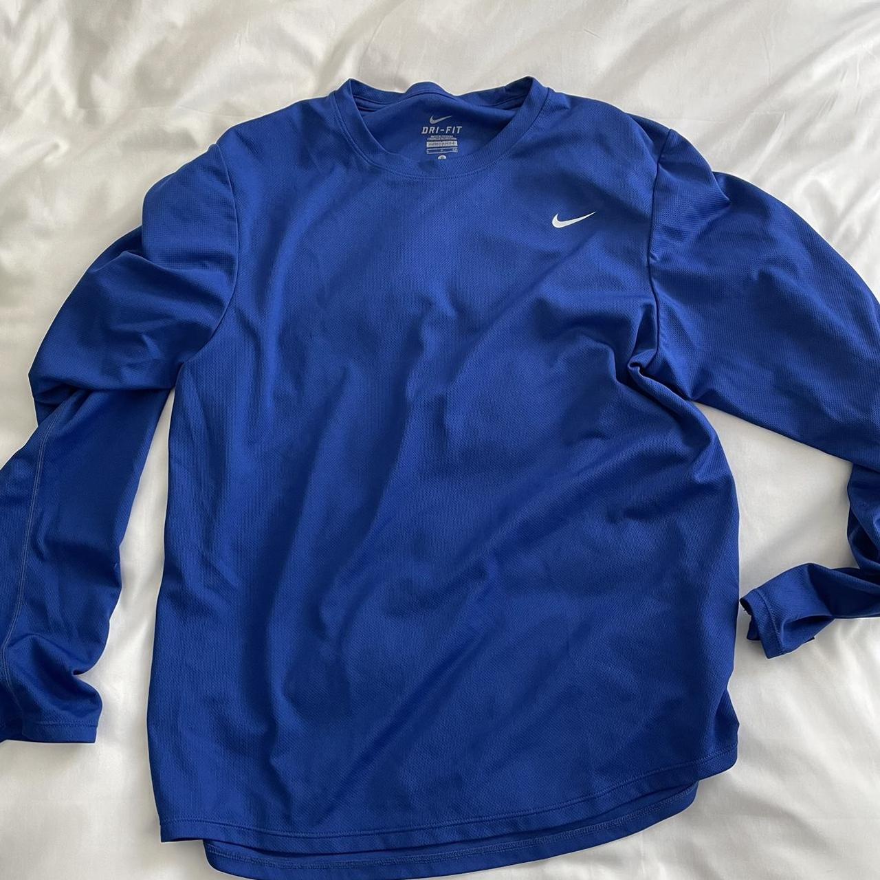 dri fit navy blue shirt