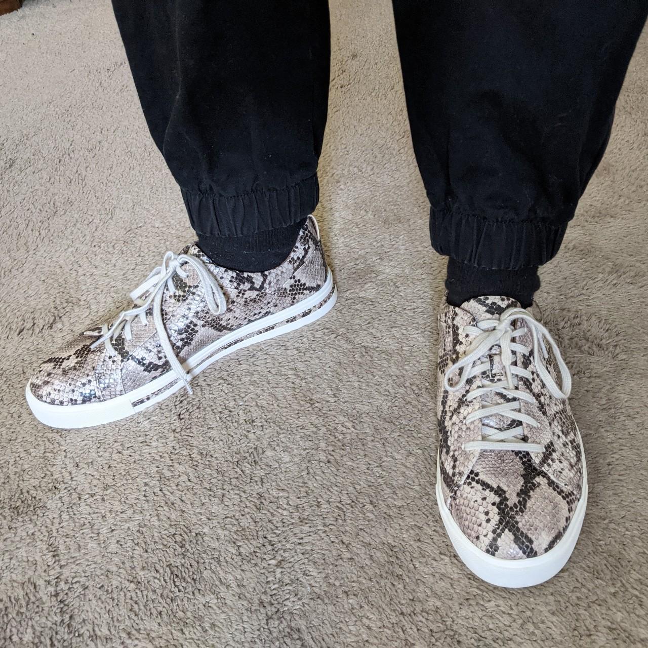 Clarks on sale snakeskin sneakers