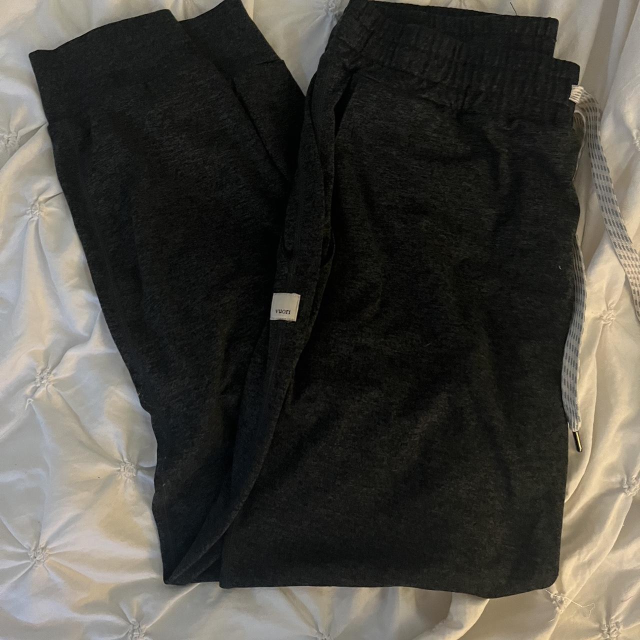 Vuori Men's Grey Trousers | Depop