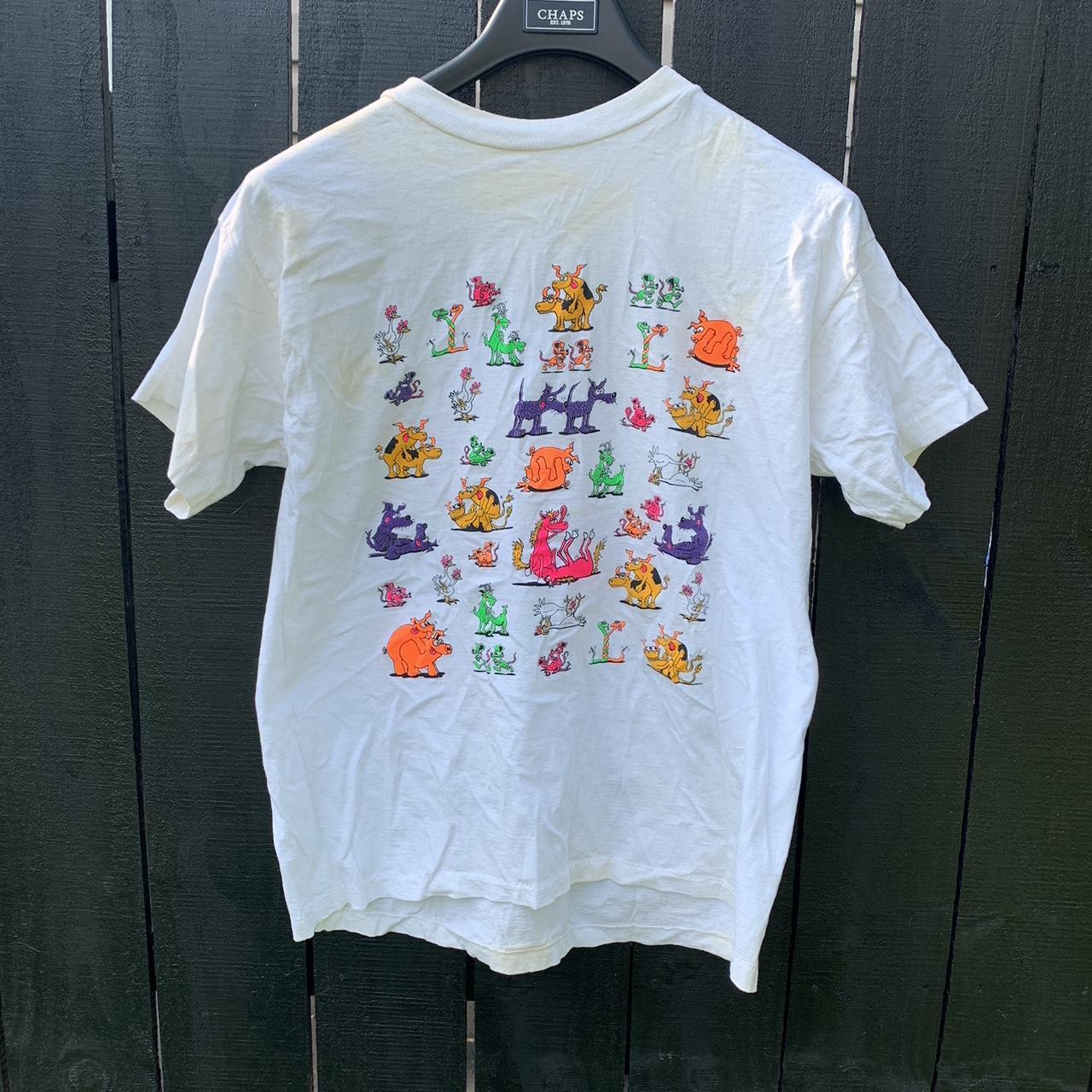 Vintage animal sex tee, tee has yellowing to the top... - Depop