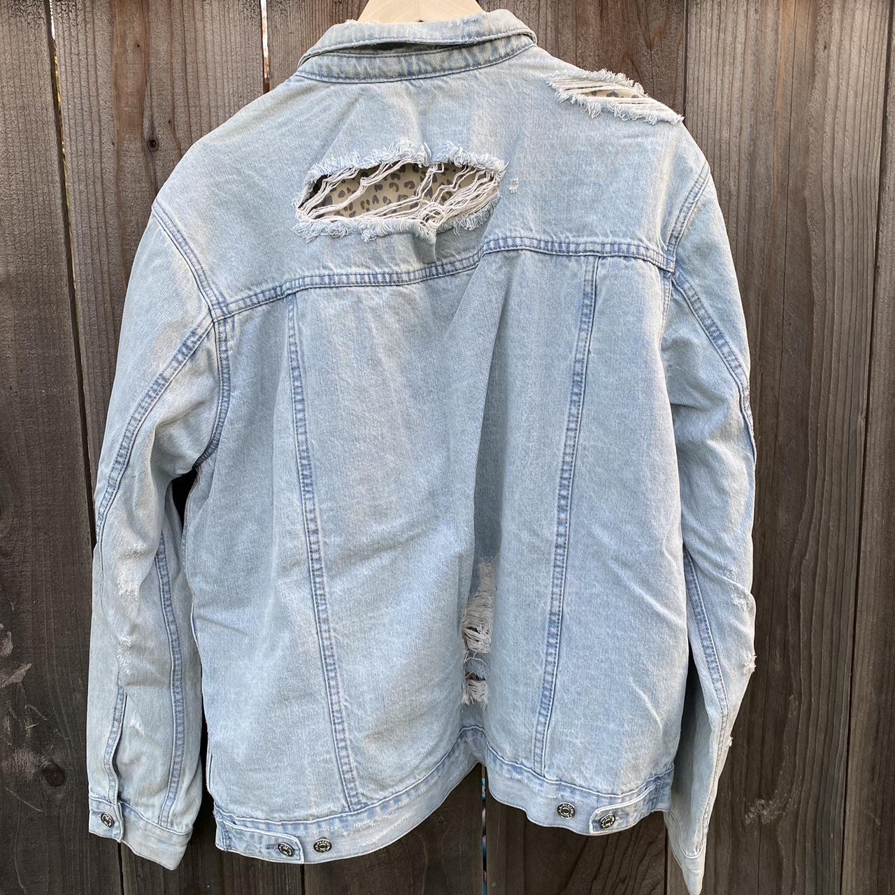 Pacsun Men's Blue And Cream Jacket 