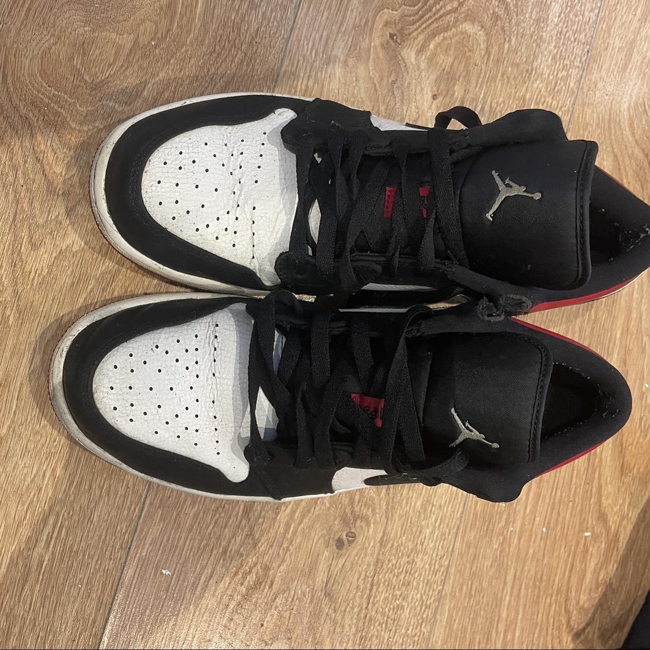 jordan blue white and red