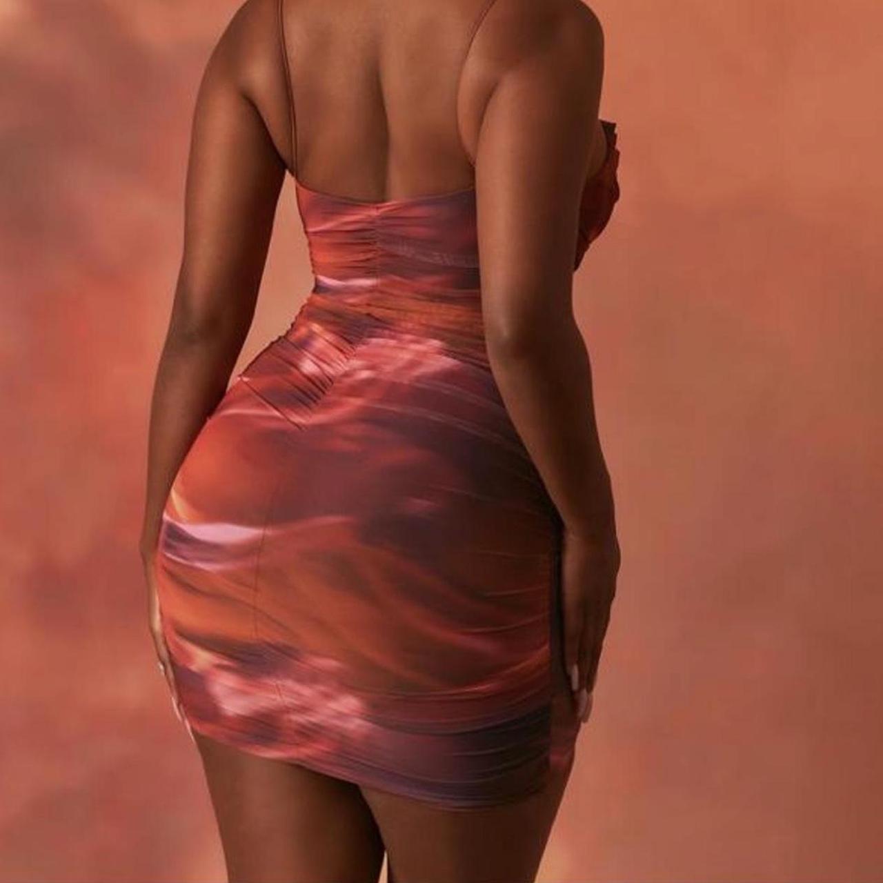 Oh Polly! Lunar Sleeveless Ruched Mini Dress Depop