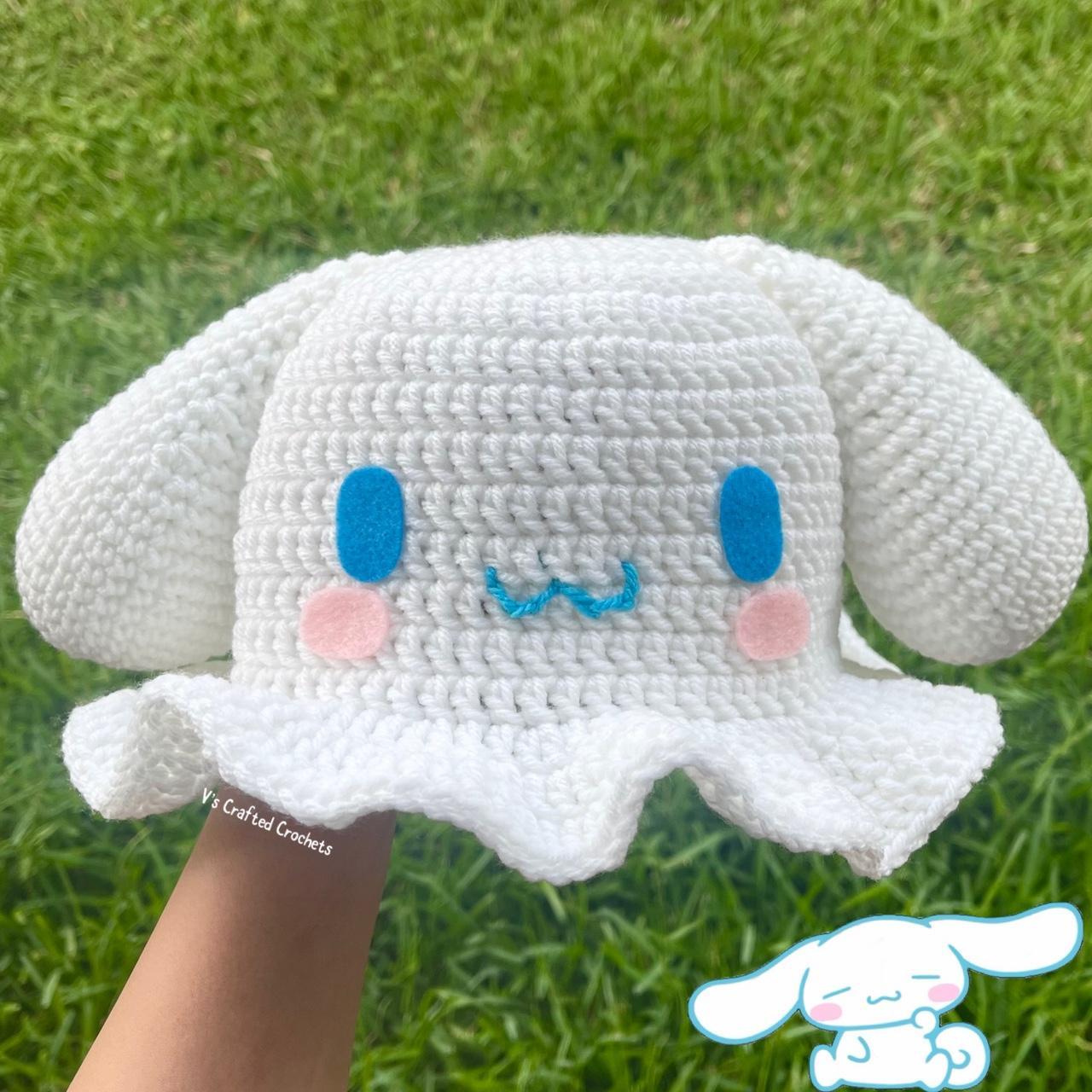 💙Sanrio cinnamonroll inspired crochet bucket... Depop
