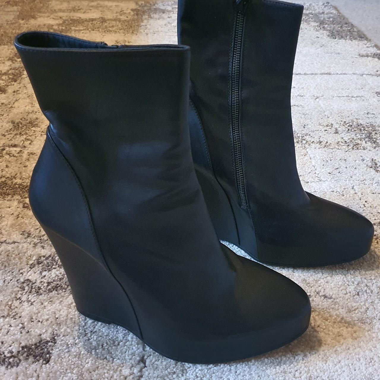 Ann demeulemeester sale wedge boots