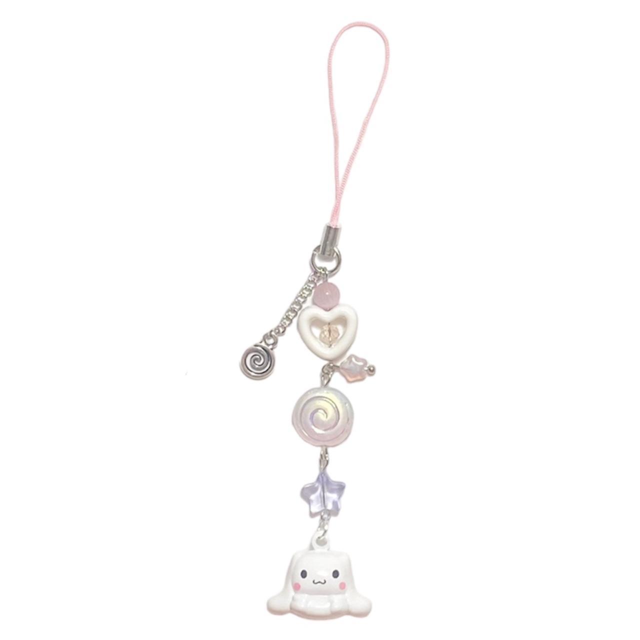 cinnamoroll bell phone charm ♡ free shipping on... - Depop