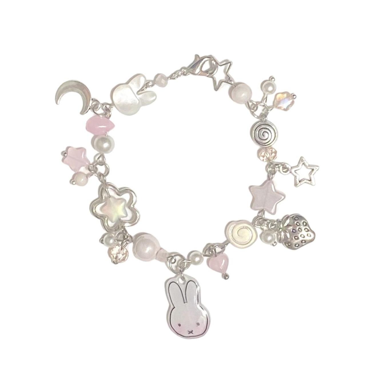 miffy charm bracelet please pay with depop... - Depop