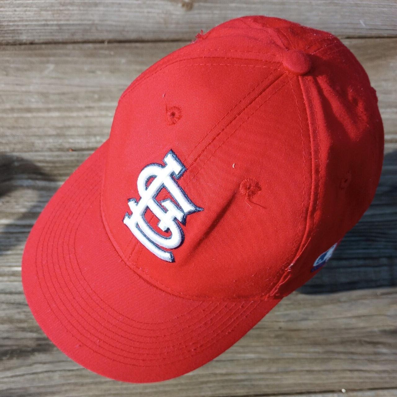 LST Red Ball Cap Hat Adjustable Baseball Team MLB... Depop