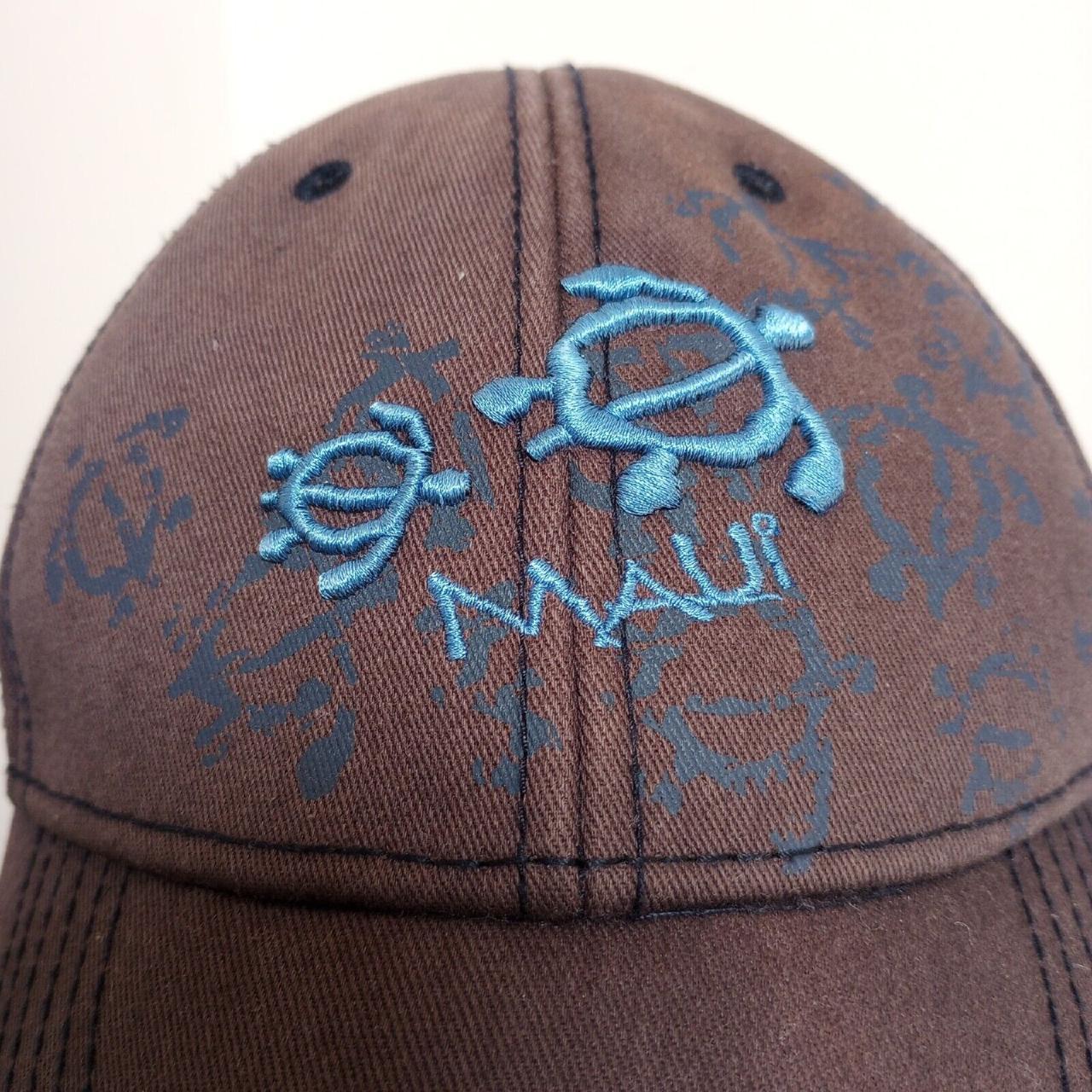Maui Hawaii Baseball Cap Hat Embroidered Turtles... Depop
