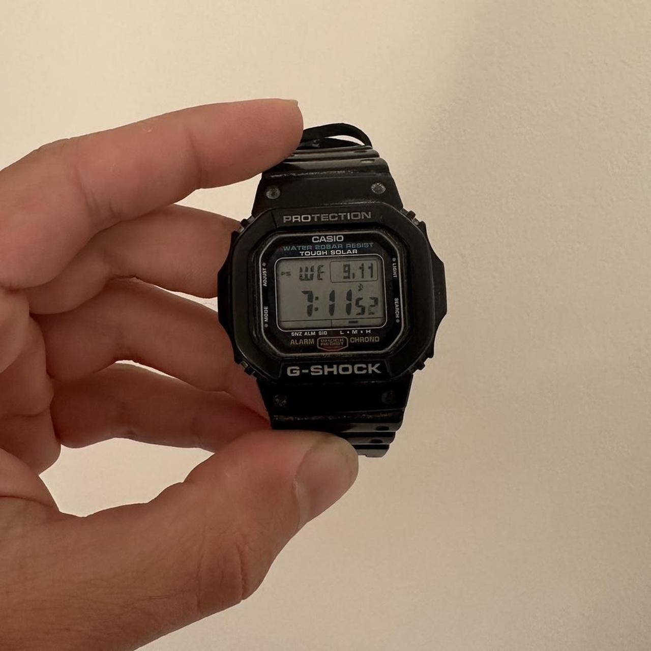 Casio G Shock DW5600 Solar tough with world