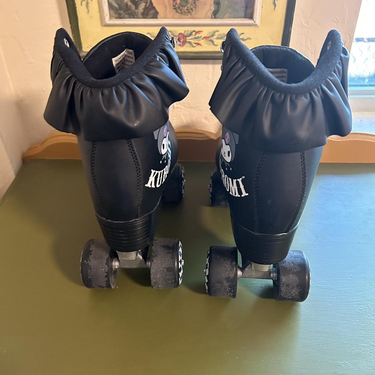 Kuromi Dolls Kill Roller Skates Size 6, but fit my... Depop
