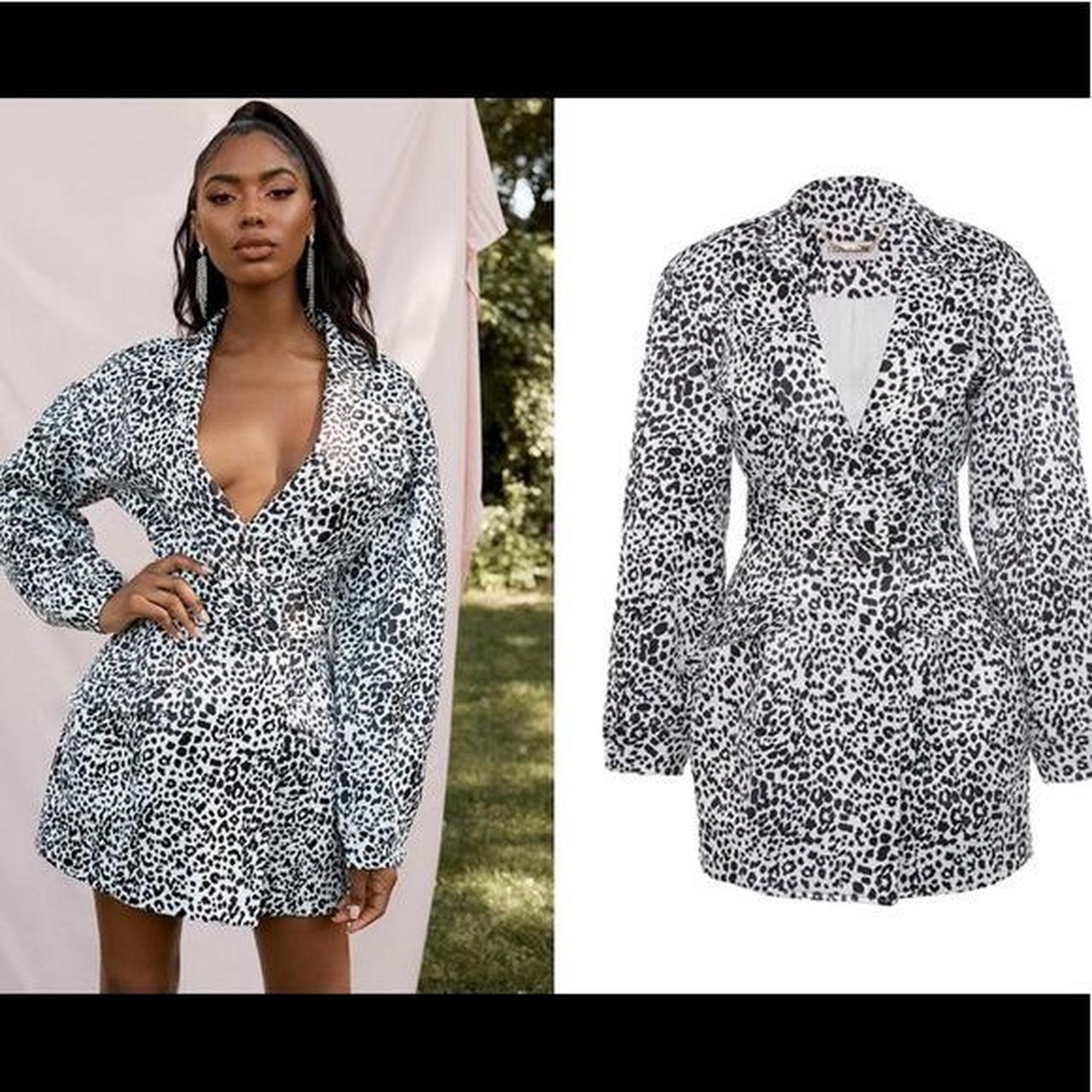 HOUSE OF CB BLAZER DRESS, With synching on