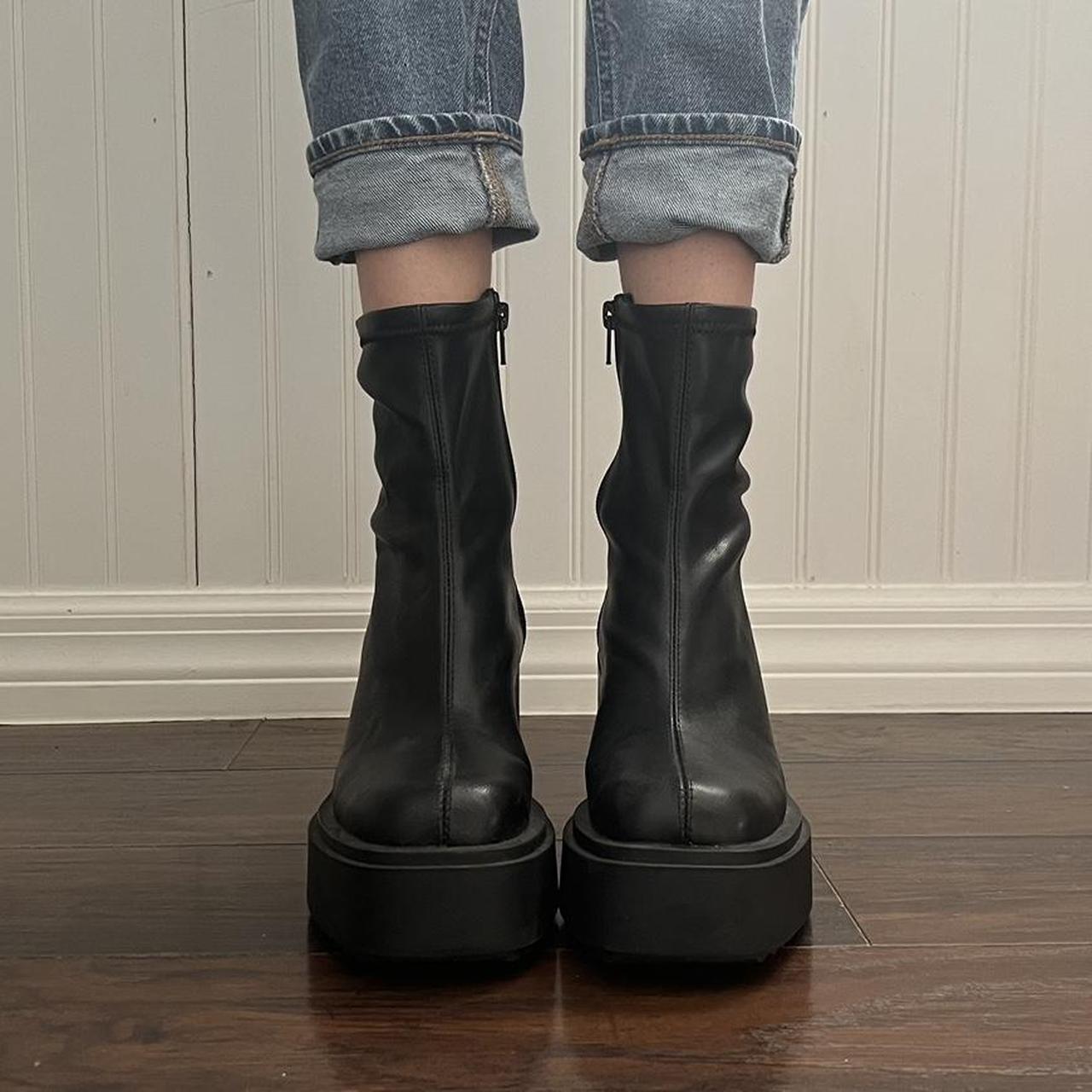 H&M Women's Black Boots | Depop