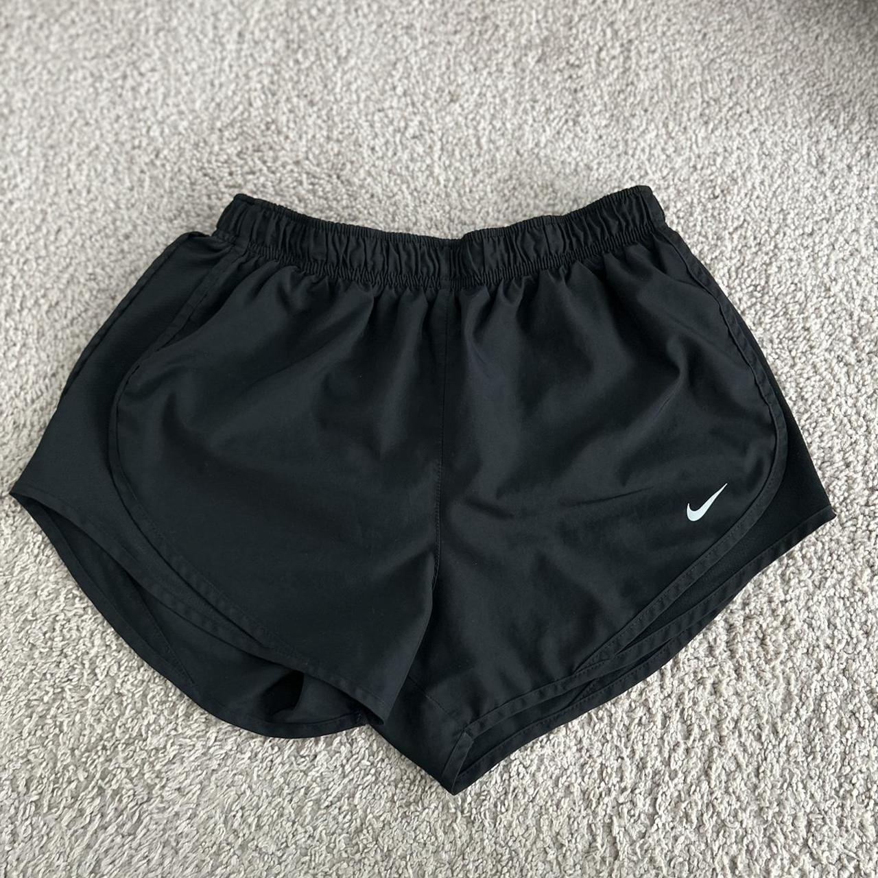 womens black nike running shorts