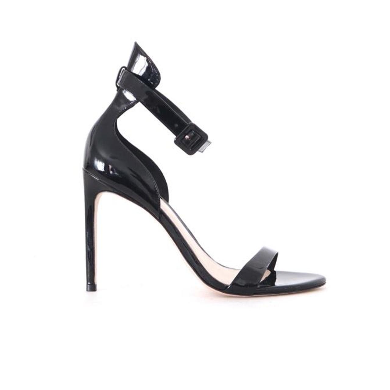 “Sophia Webster” black patent leather sandal... - Depop