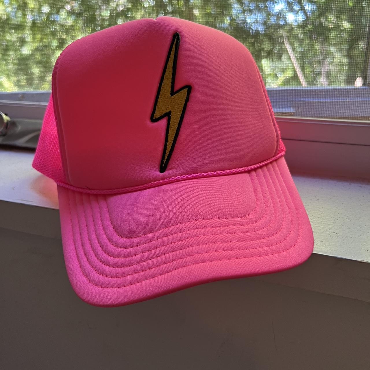 Aviator Nation Women's Pink Hat Depop