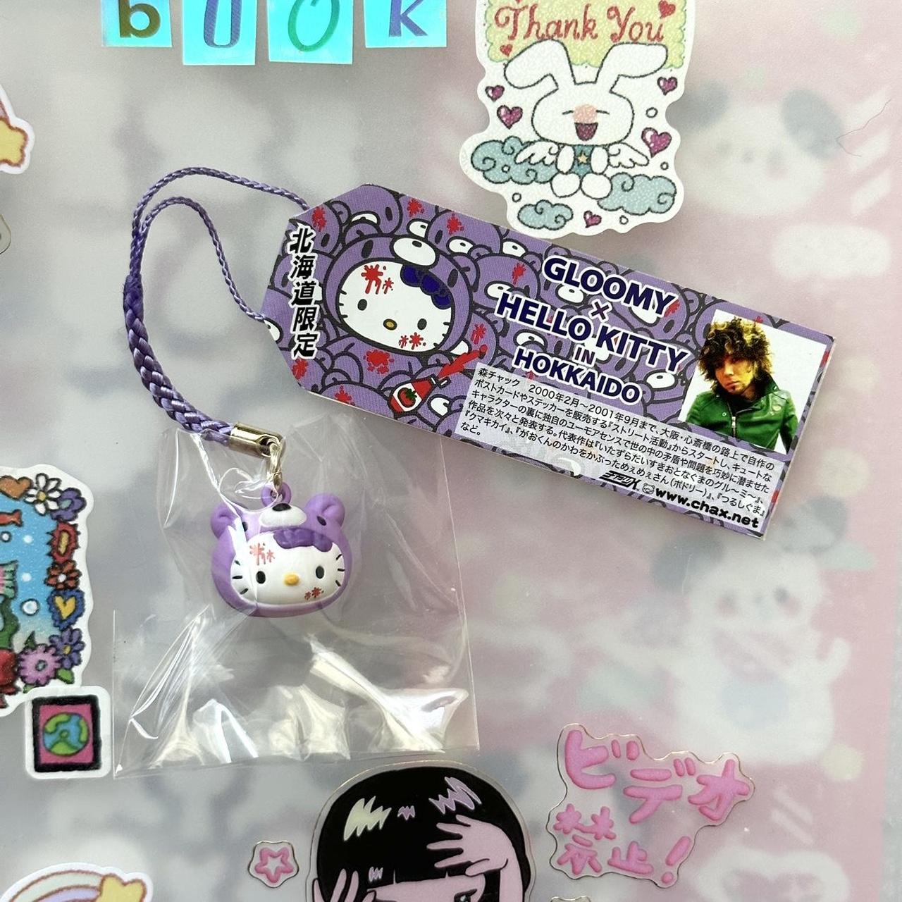 RARE Chax Gloomy Bear Hello outlets Kitty Hokkaido Exclusive Keychain Purple