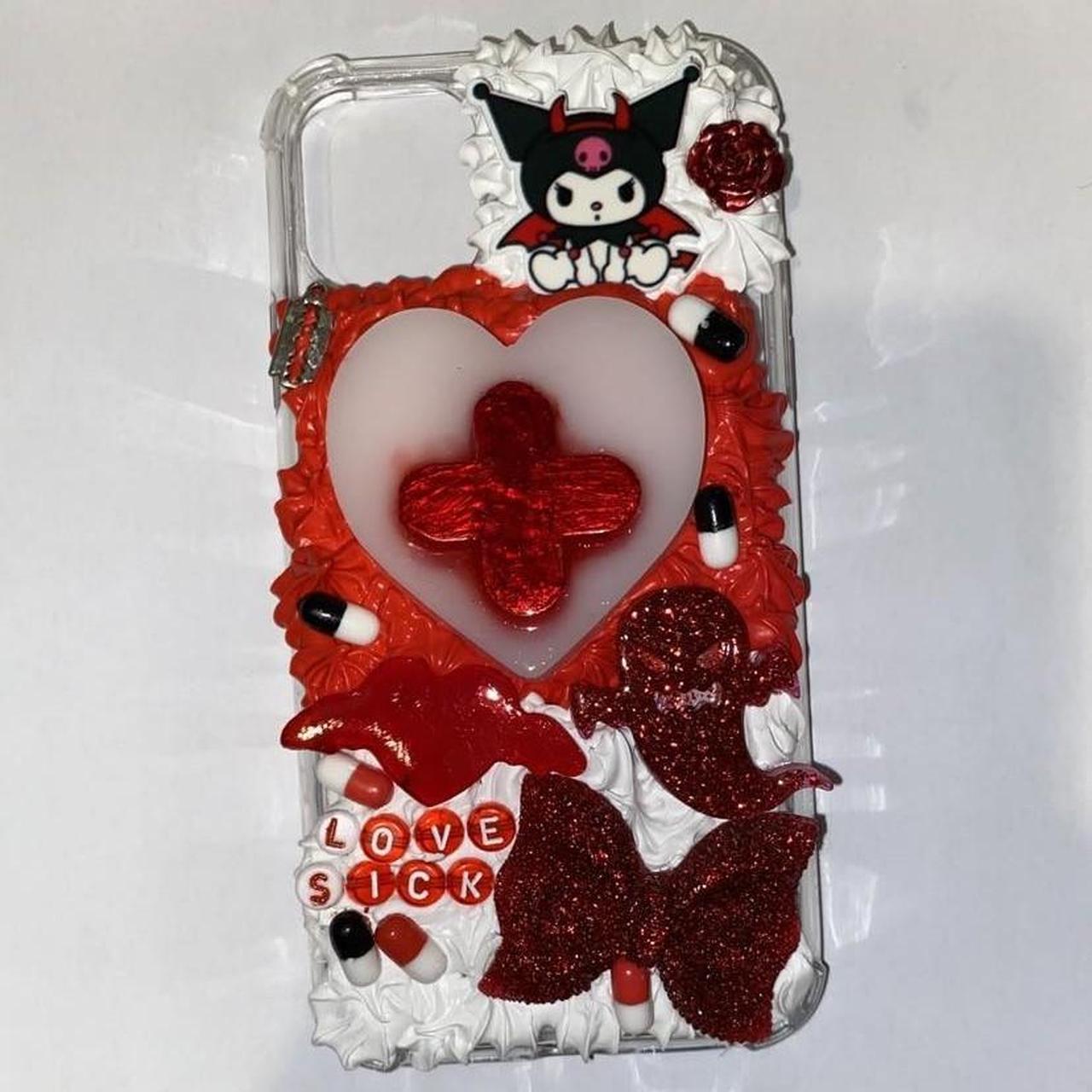 Menhera yami kawaii goth phone case decoden Menhera Depop