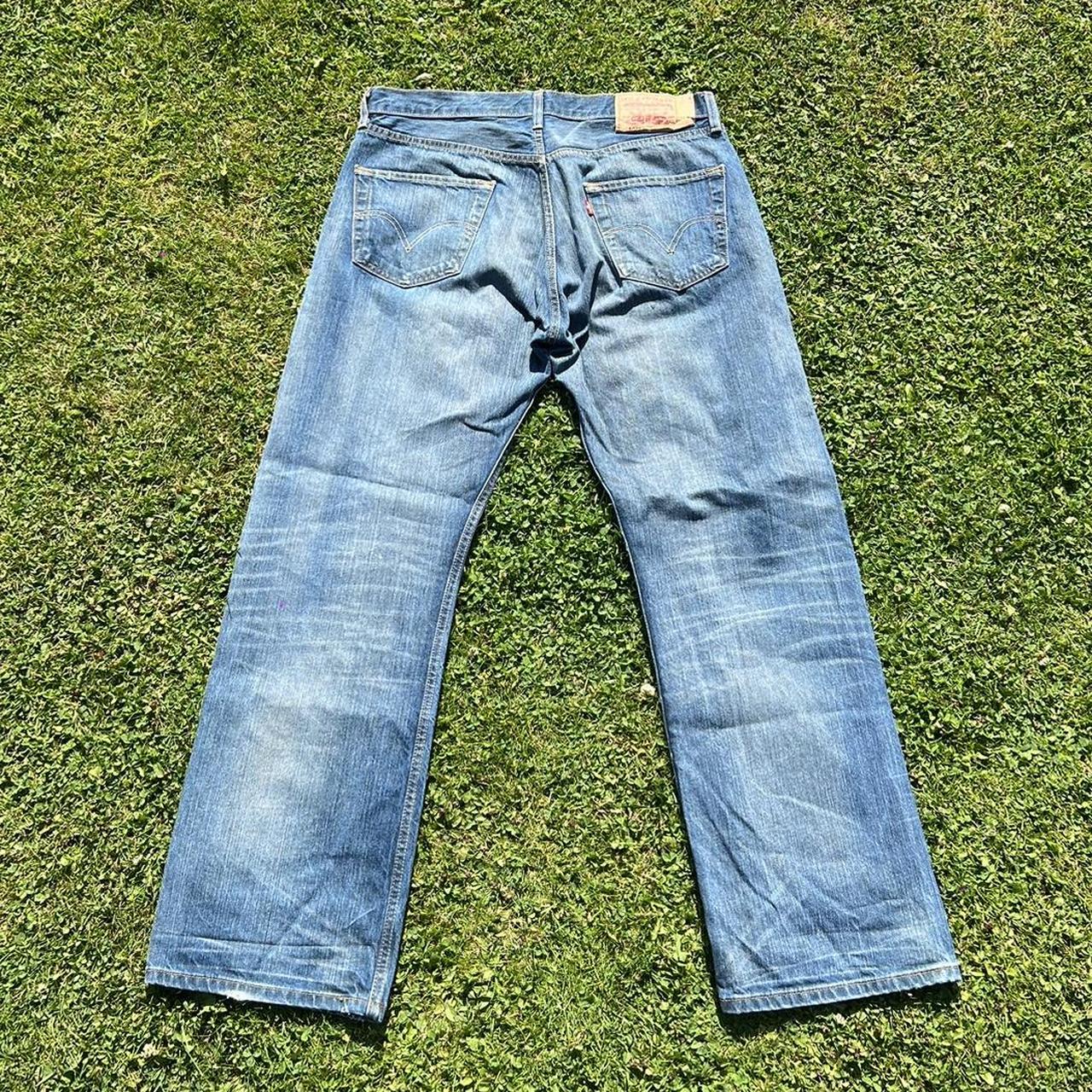 Levi’s 501 light denim jeans 👖 - great vintage... - Depop