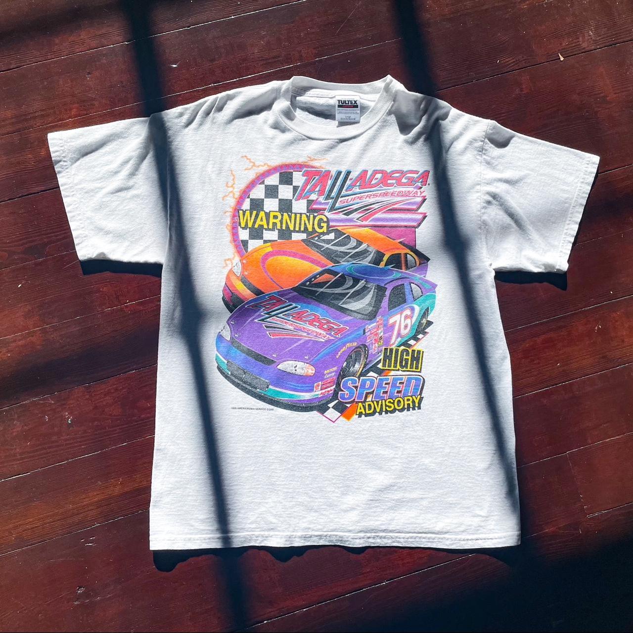 Mens T-shirt Vintage Racing Cars Graphic Tee