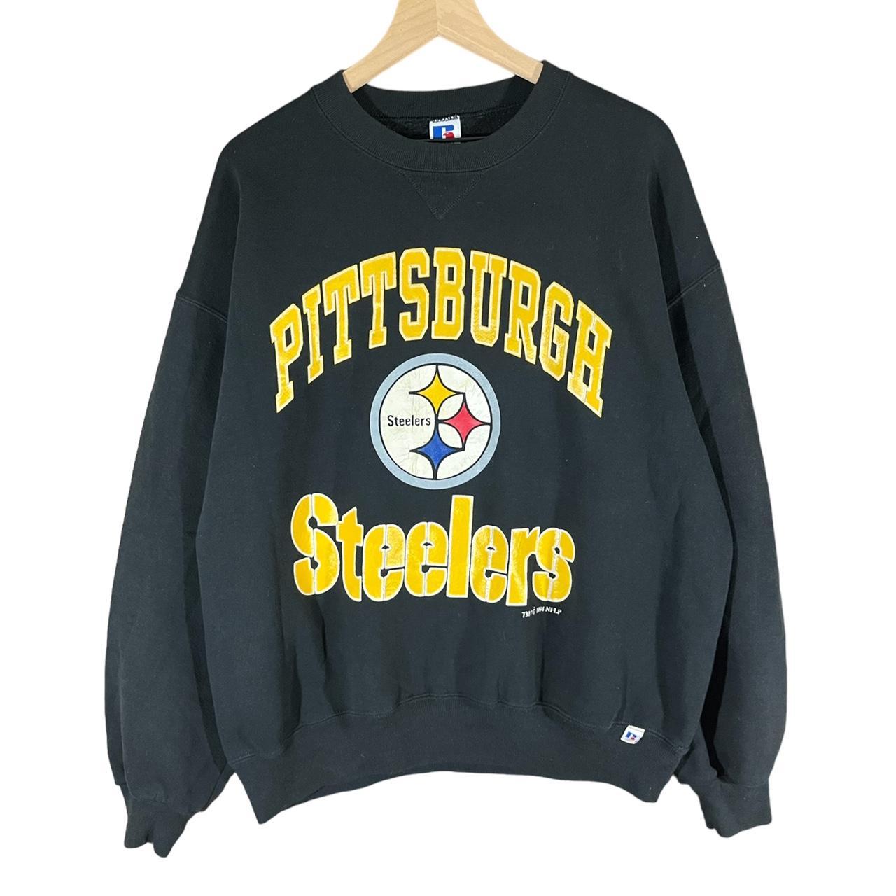 Vintage NFL Pittsburgh Steelers Sweatshirt, - Depop