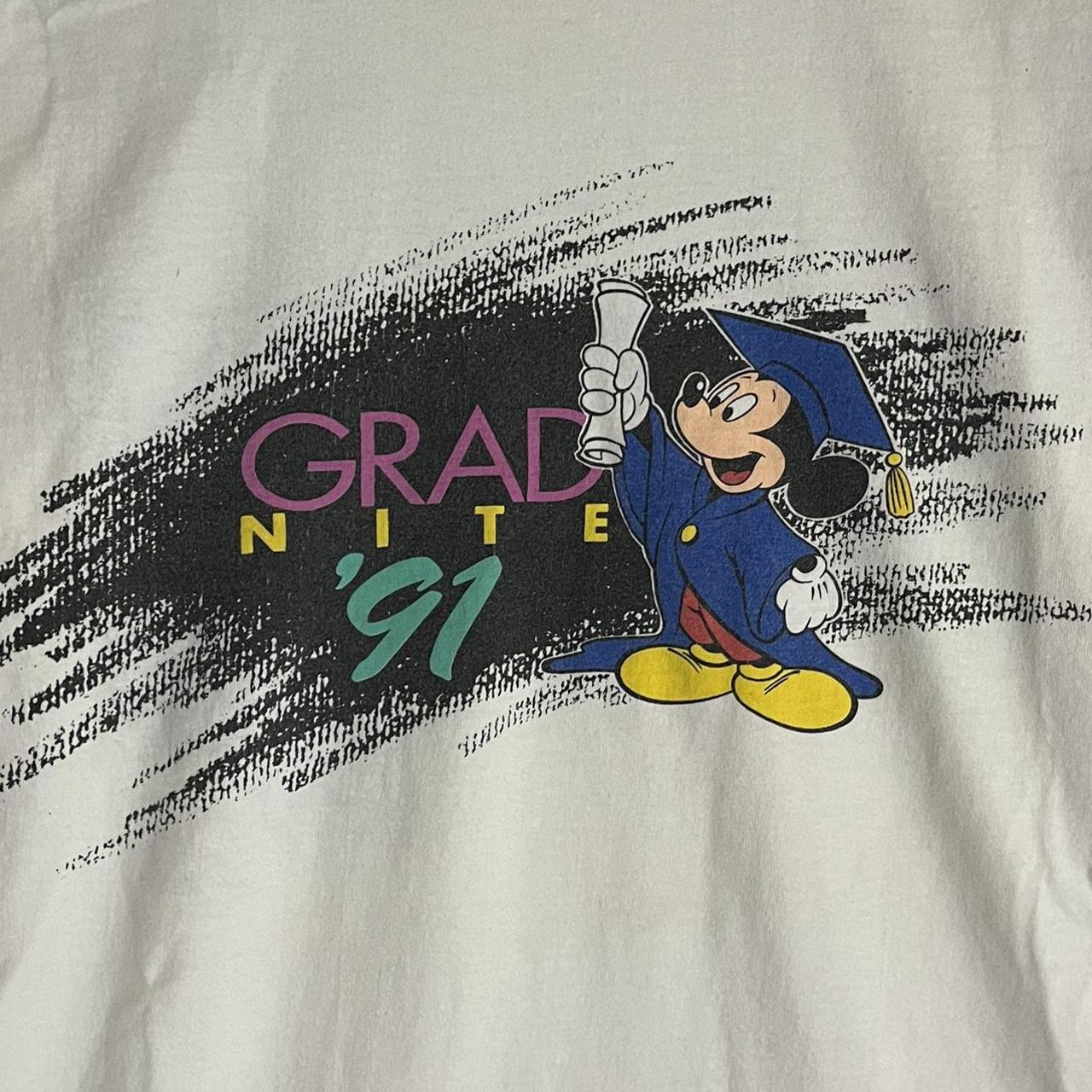 Vintage 90s Mickey Mouse Grad Nite Disney T-shirt...