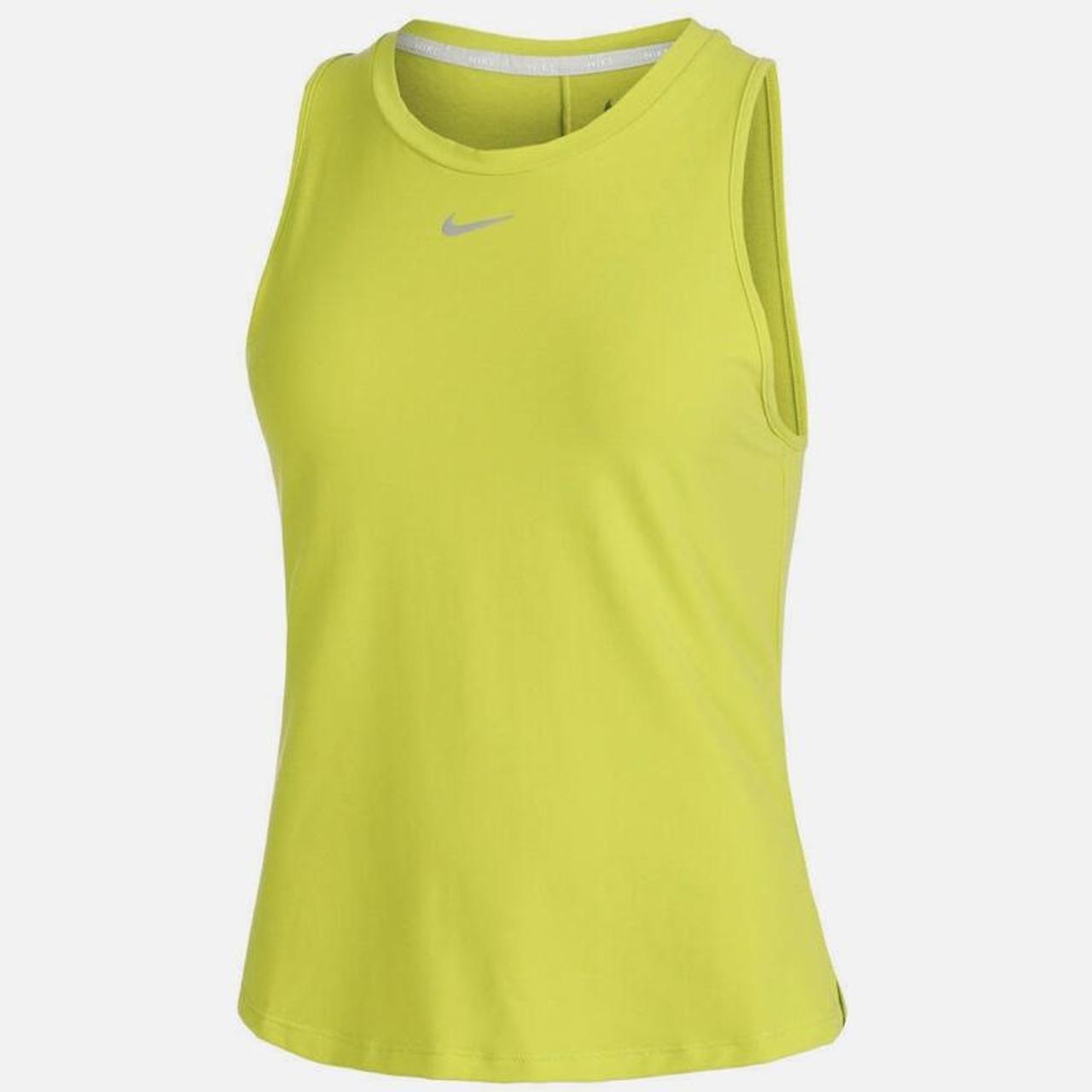 women’s neon nike vest not been worn Depop