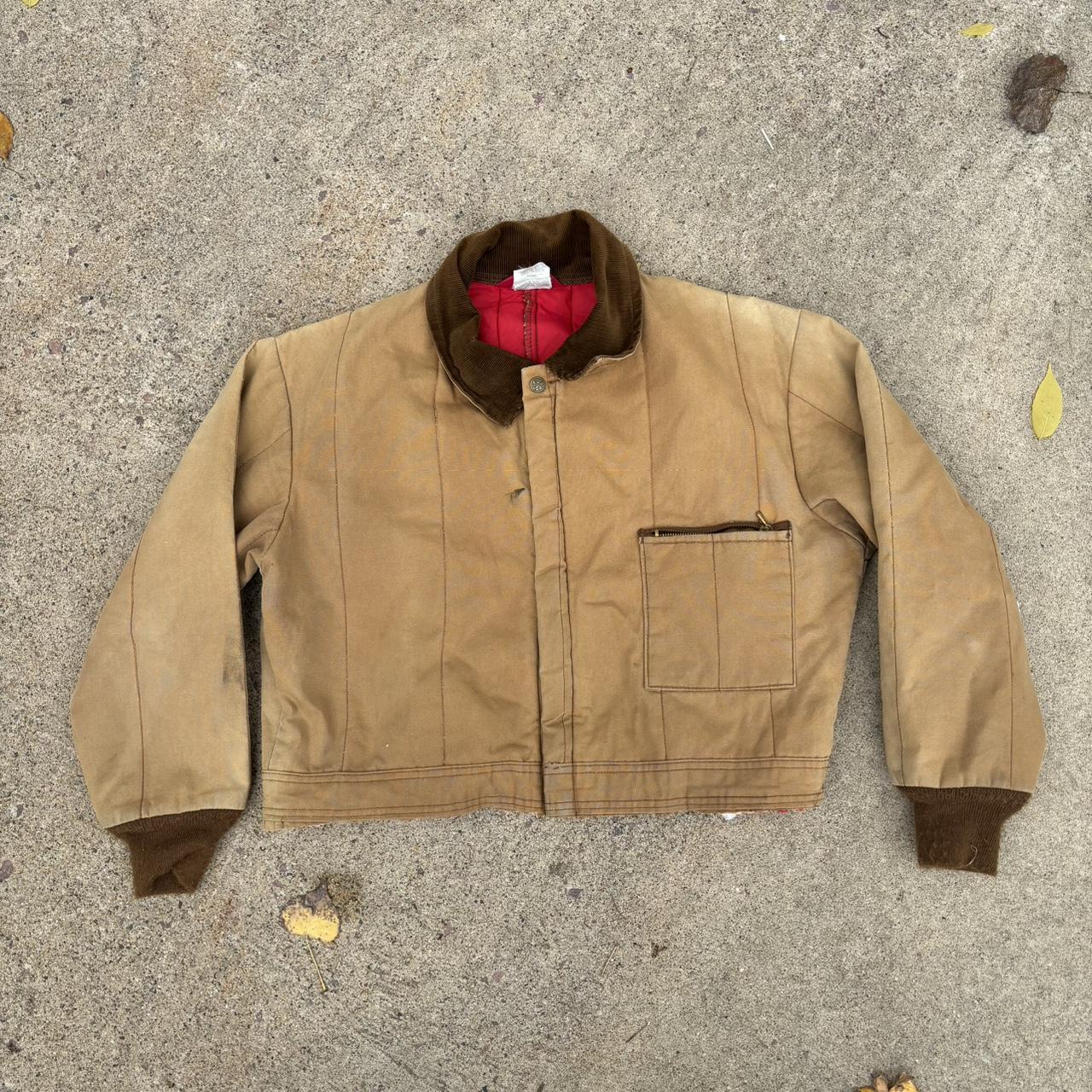 Vintage carhartt detroit Style jacket Cut and... - Depop