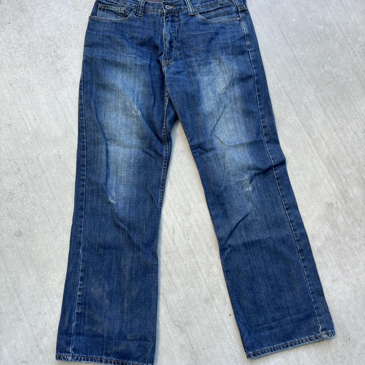 Vintage y2k flypaper denim jeans Southpole... - Depop