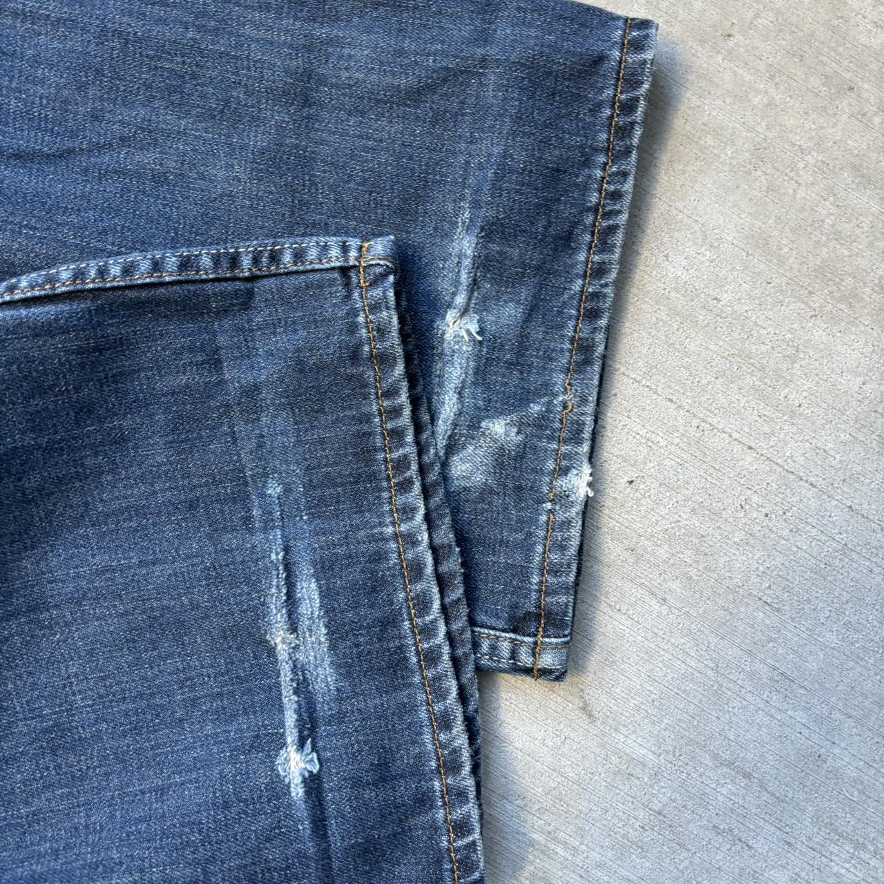 Vintage y2k flypaper denim jeans Southpole... - Depop