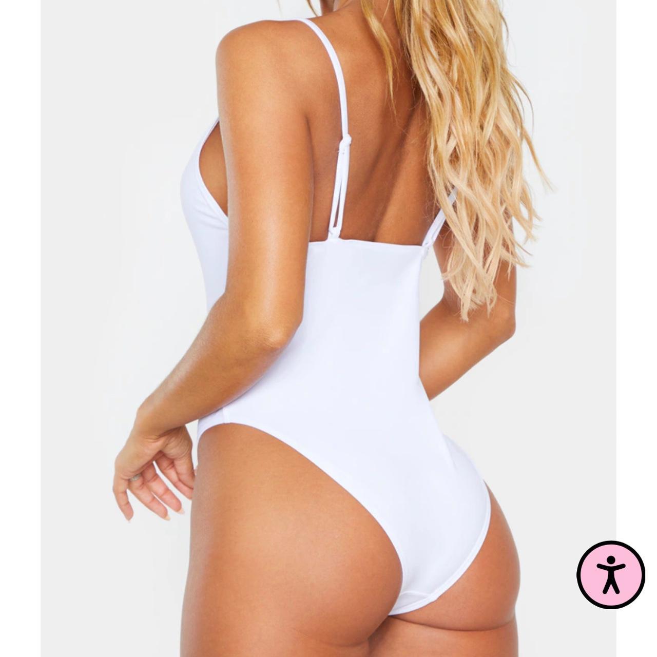 PLT white one piece swimsuit Gooseberry dupe Never... Depop