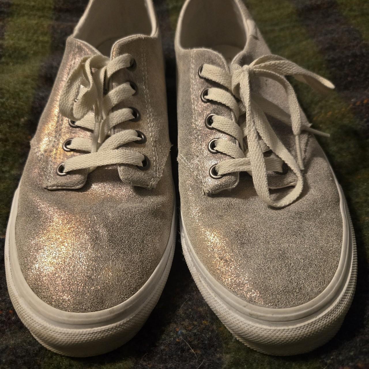 Vans Women's Sneakers Gold/Silver US 10 – Silver metallic Vans