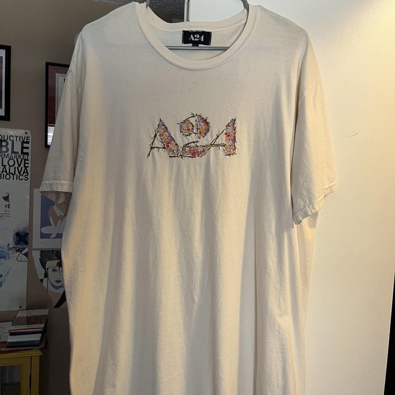 A24 MIDSOMMAR embroidered May Queen Tee XL Worn | Depop