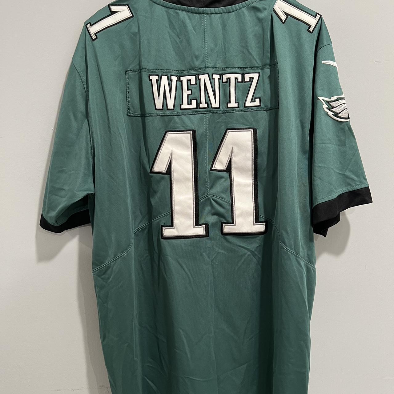 Retro Nike Philadelphia Eagles Carson Wentz NFL - Depop