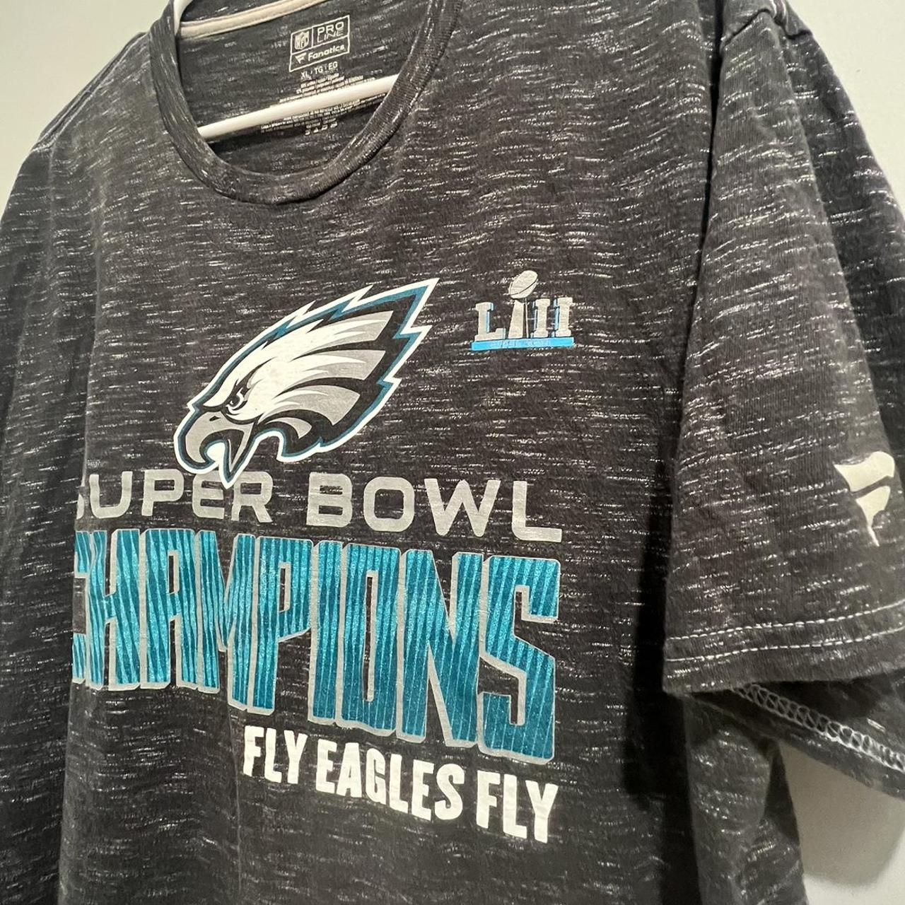 Philadelphia Eagles T-Shirt. 2018 Super Bowl Shirt. - Depop