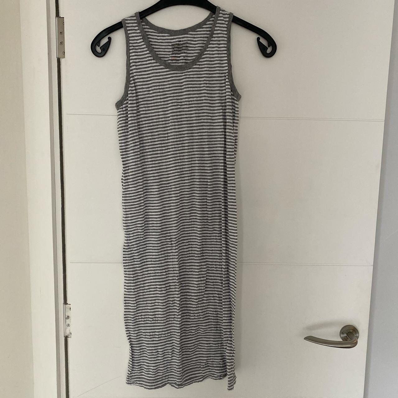 Muji cube compressed dress T shirt stretch