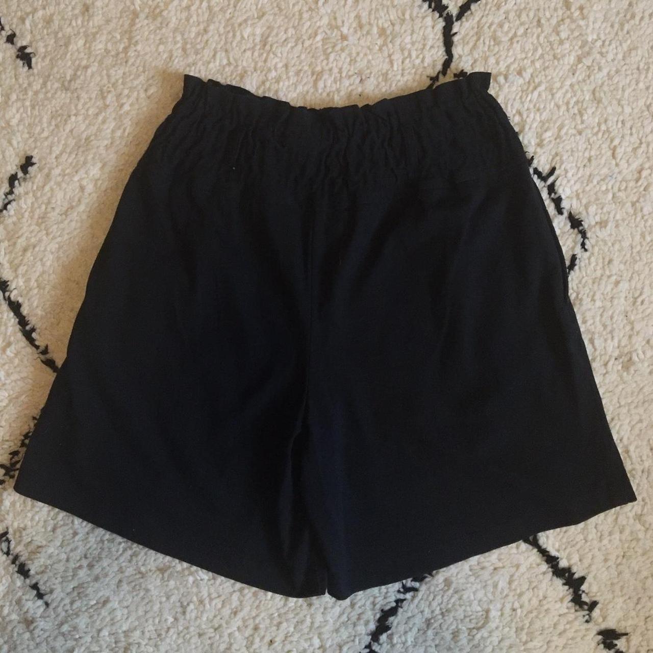 Vintage 90s Que Pasa brand black fabric shorts -... - Depop