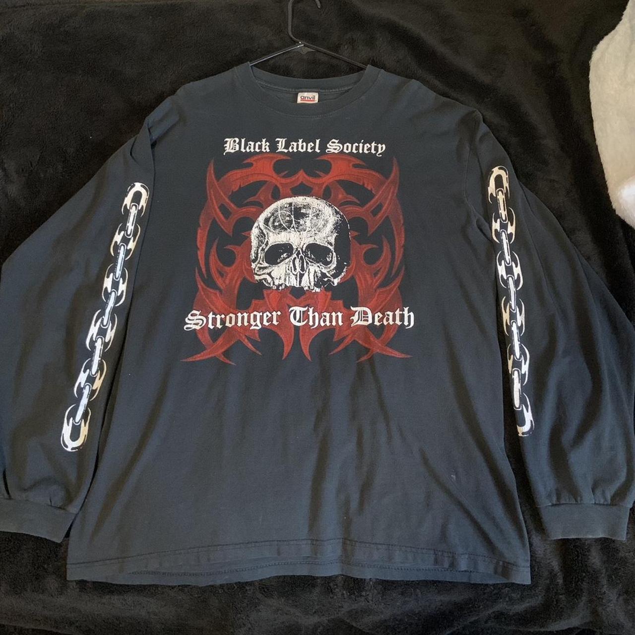 BLACK LABEL SOCIETY STRONGER THAN DEATH long sleeve... - Depop