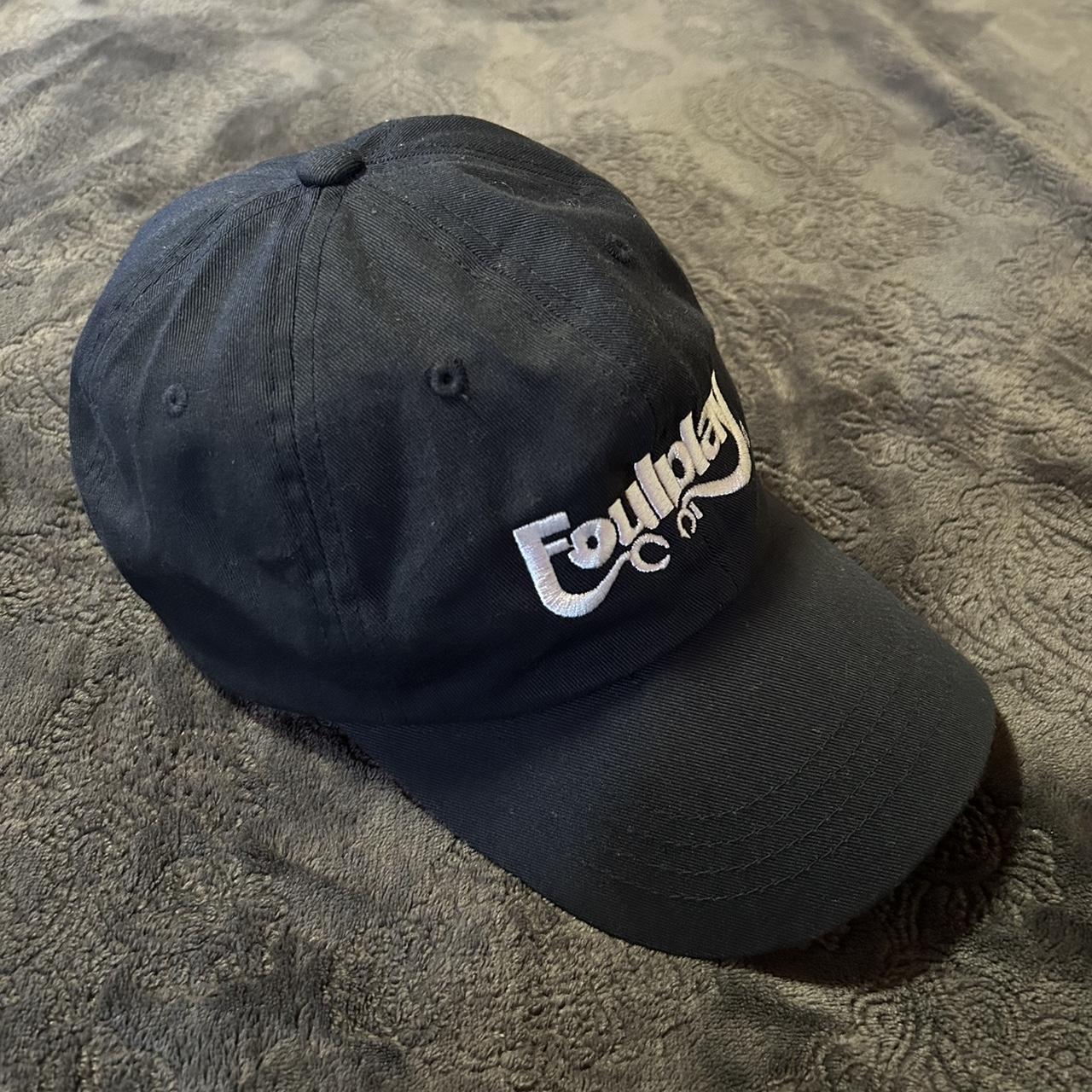 FOULPLAY LOGO 6-PANEL HAT NAVY VARIANT - Depop