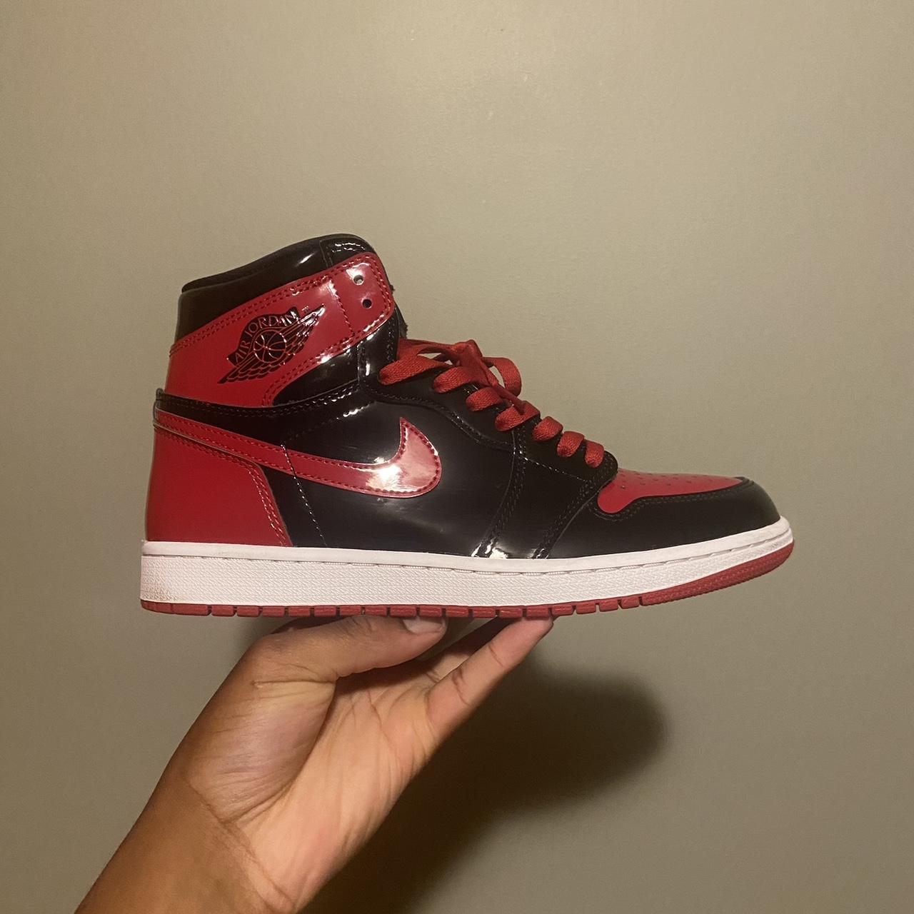 Jordan Retro Patent Bred, Size 9,