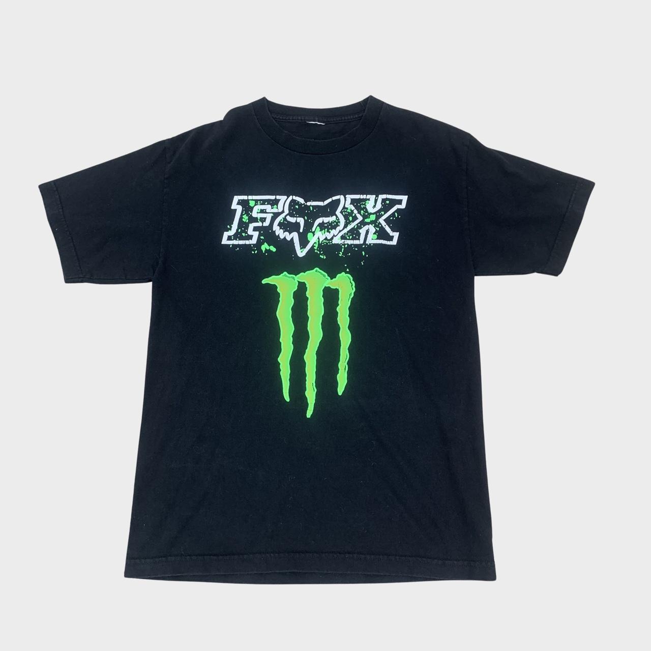 Y2k Thrashed Jessie Pinkman FOX Racing x Monster - Depop