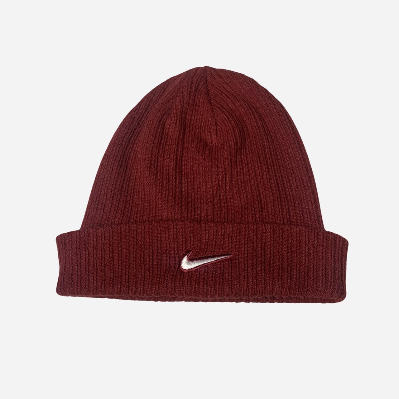 Burgundy shop nike beanie