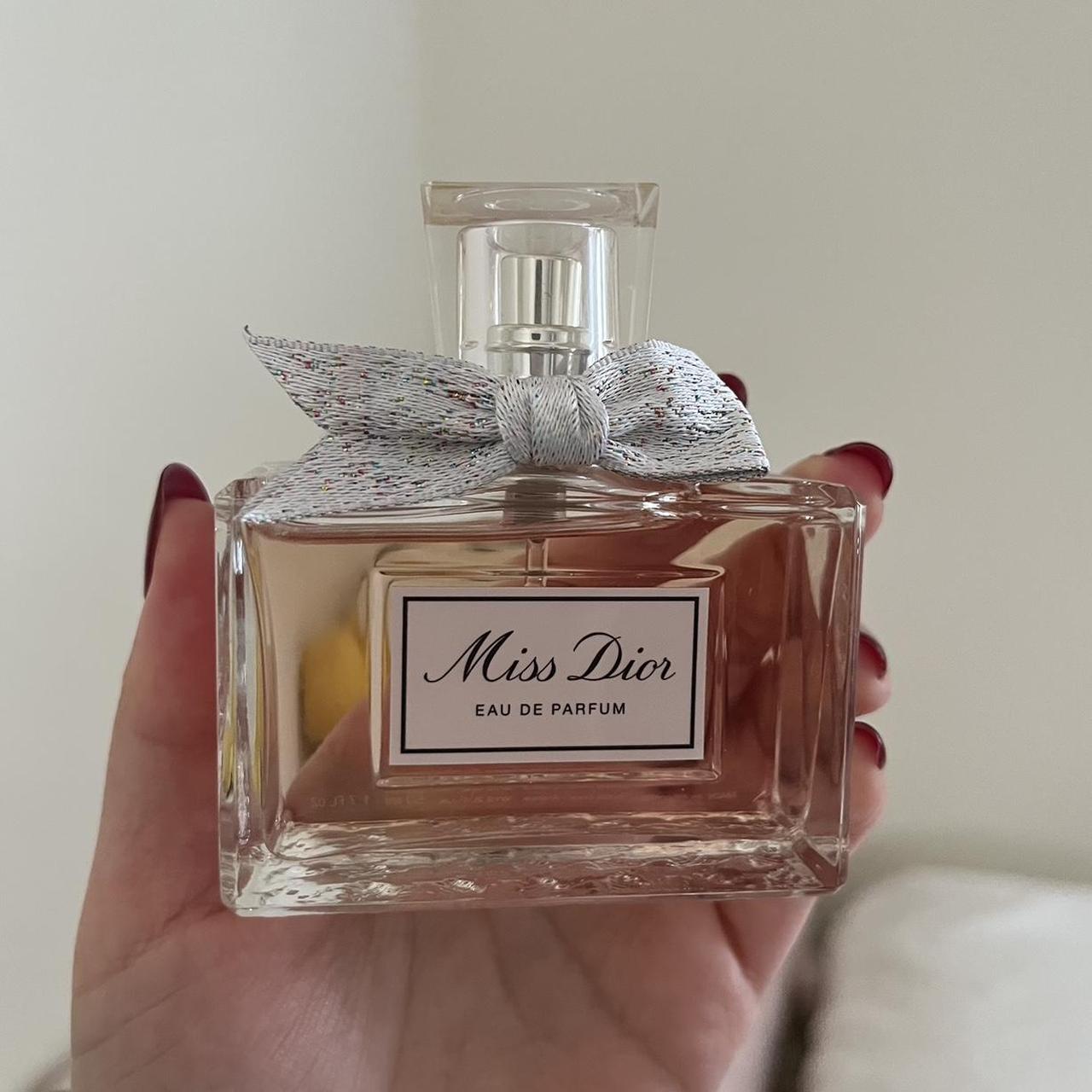 miss dior perfume 50ml sprayed once! original price:... - Depop