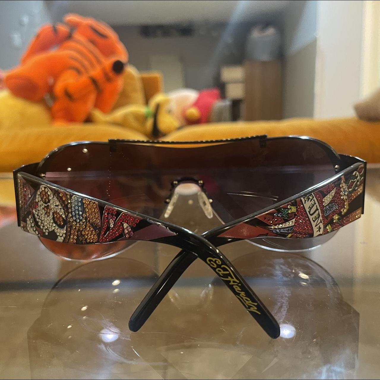 Ed Hardy Women S Multi Sunglasses Depop   P0 