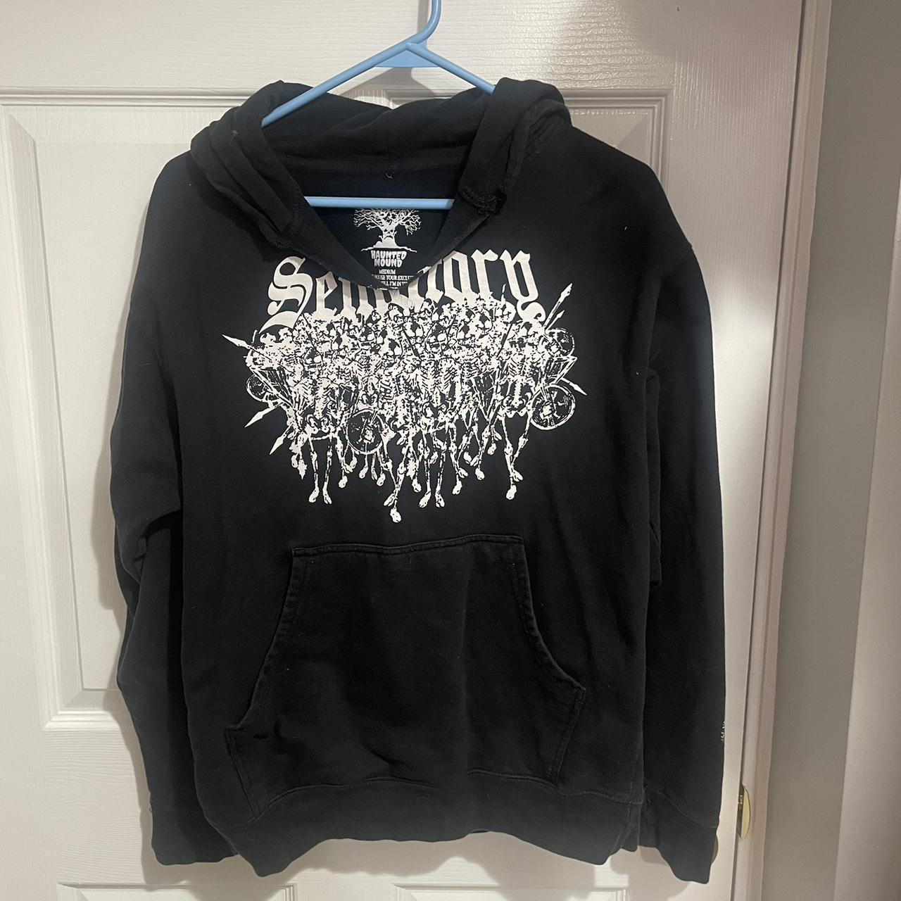 Sematary hoodie Real Haunted mound merch. the neck... - Depop