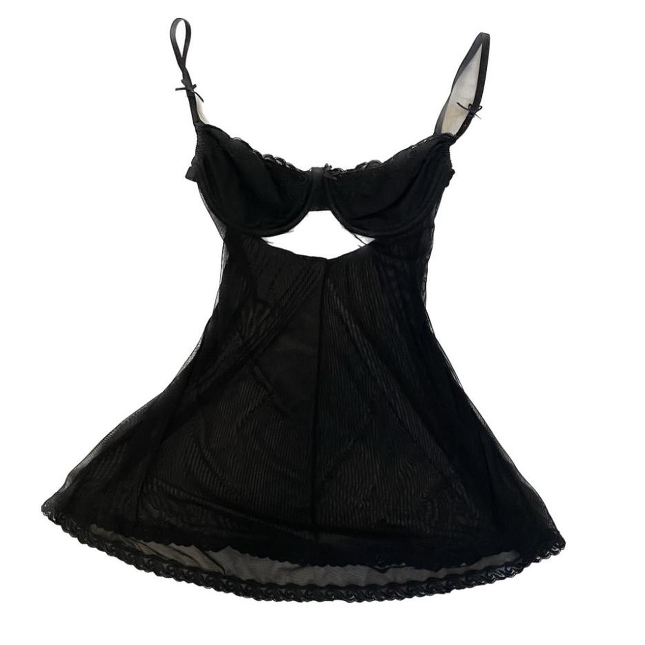 Sheer Black Victorias Secret Slip Dress Size 36c Depop 2701