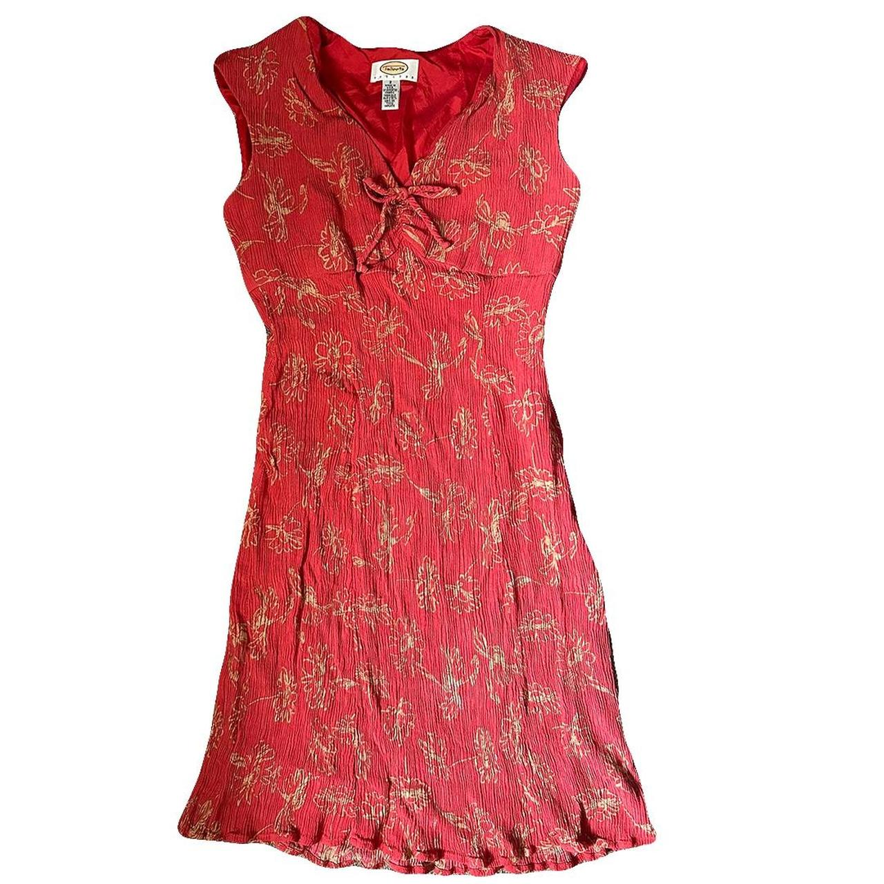 Talbots Women's Red Dress | Depop